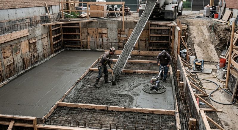 Basement Concrete Installation in Camden County, NJ