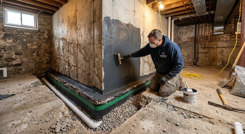 Basement Concrete Installation in Delaware City, DE