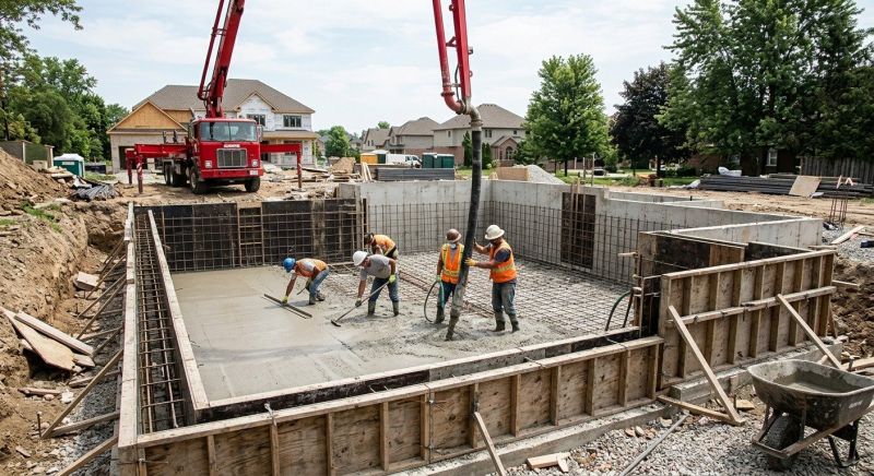 Basement Concrete Installation in Delaware County, PA