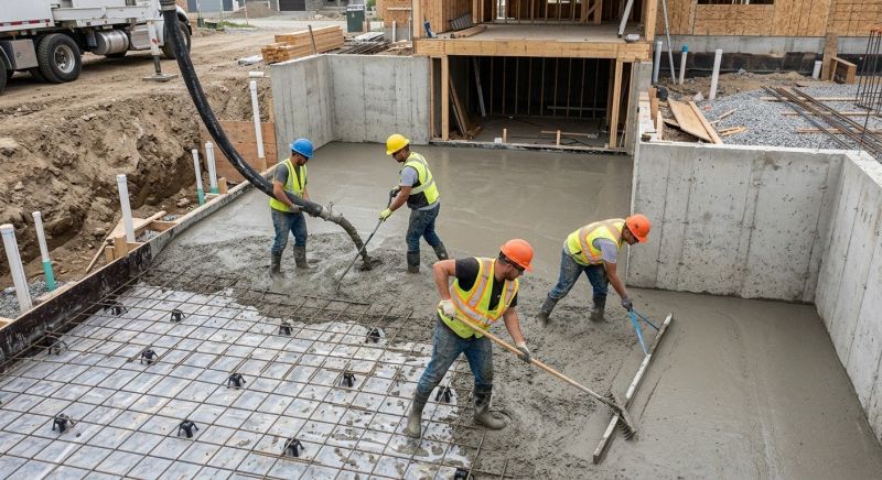 Basement Concrete Installation in Willow Grove, PA