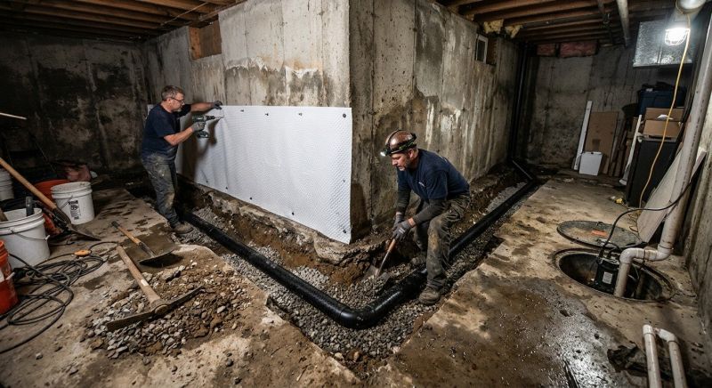 Basement Concrete Installation in Wynnewood, PA
