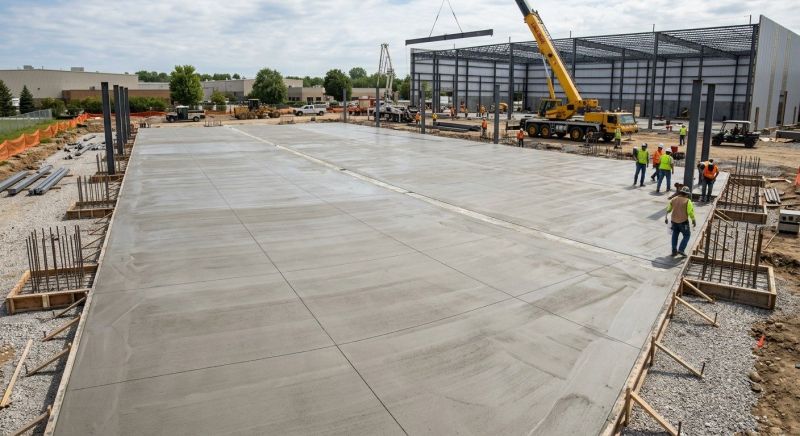 Commercial Slab Construction in Glenside, PA