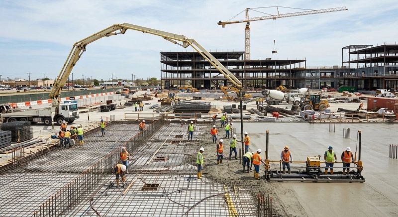 Commercial Slab Construction in New Castle County, DE