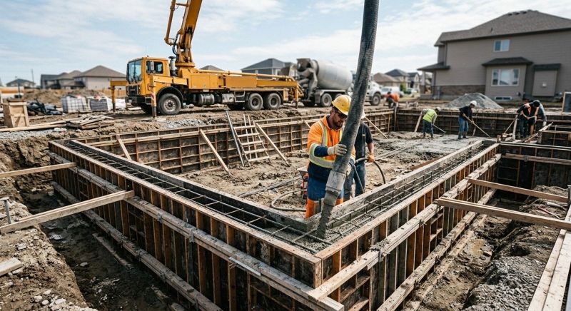 Foundation Wall Pouring in Devon, PA
