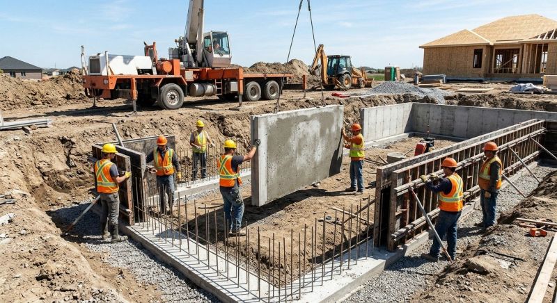 Foundation Wall Pouring in Glenside, PA