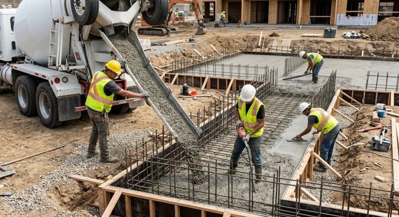 Foundation Wall Pouring in Glenside, PA