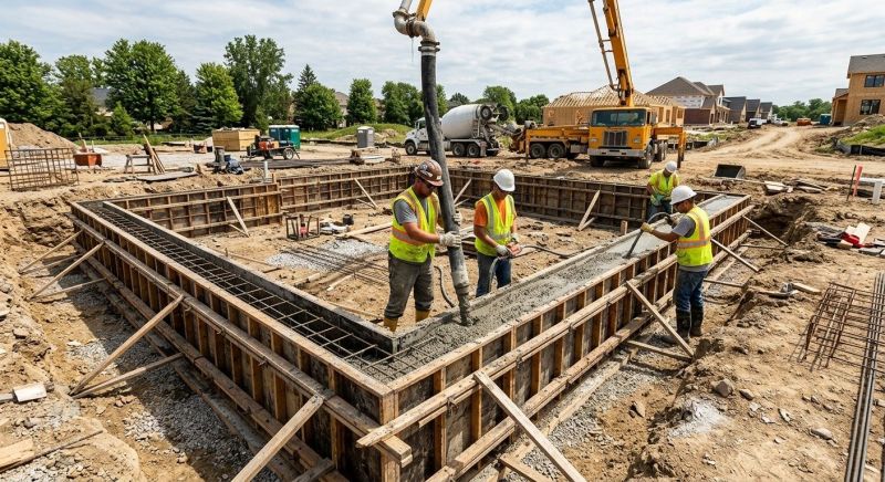 Foundation Wall Pouring in Wilmington, DE