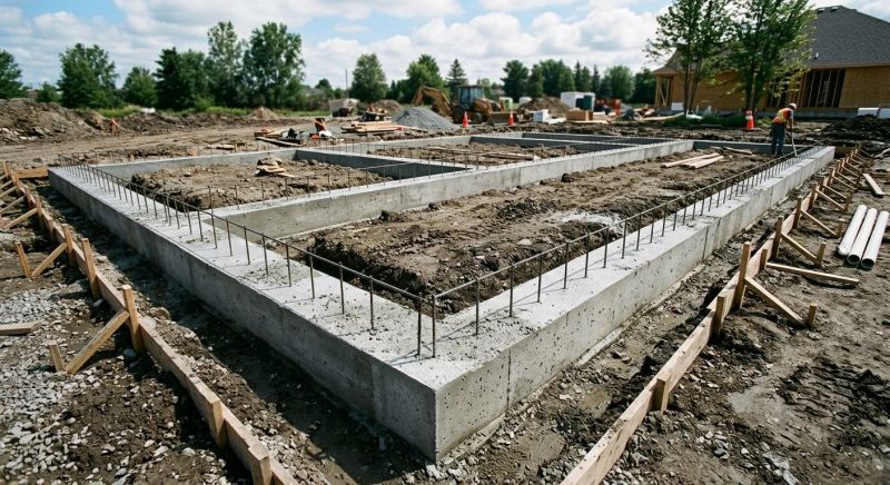 House Footing Construction in Delaware County, PA